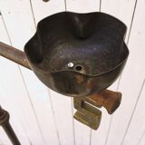 Wrought iron lamp, weather vane, Marolles workshop, Jean Touret