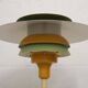 Lampe de bureau danoise verte et jaune par Lyskaer - Modèle 2252