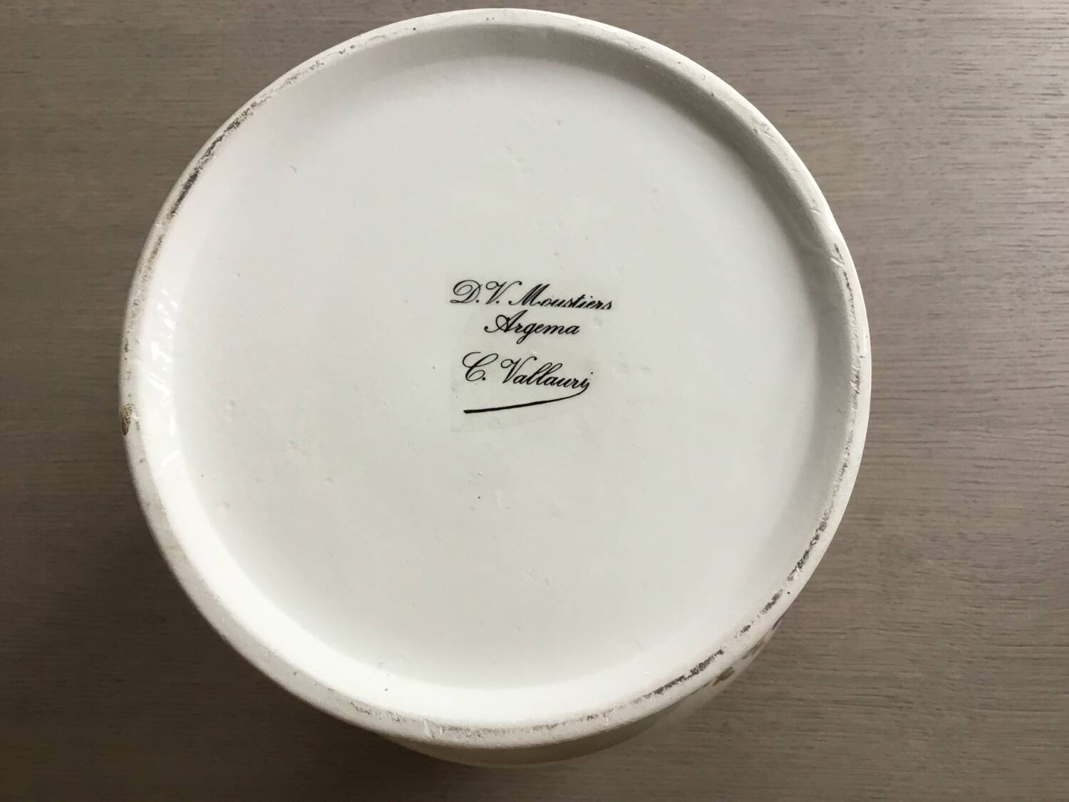 Moustiers vallauris large format pot vase