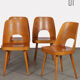 Suite of 4 vintage chairs by Oswald Haerdtl for Ton, 1960
