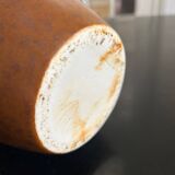Ceramic and wicker vase