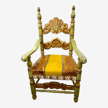 Fauteuil trône baroque