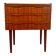Danish teak bedside table with three drawers, 1960s.