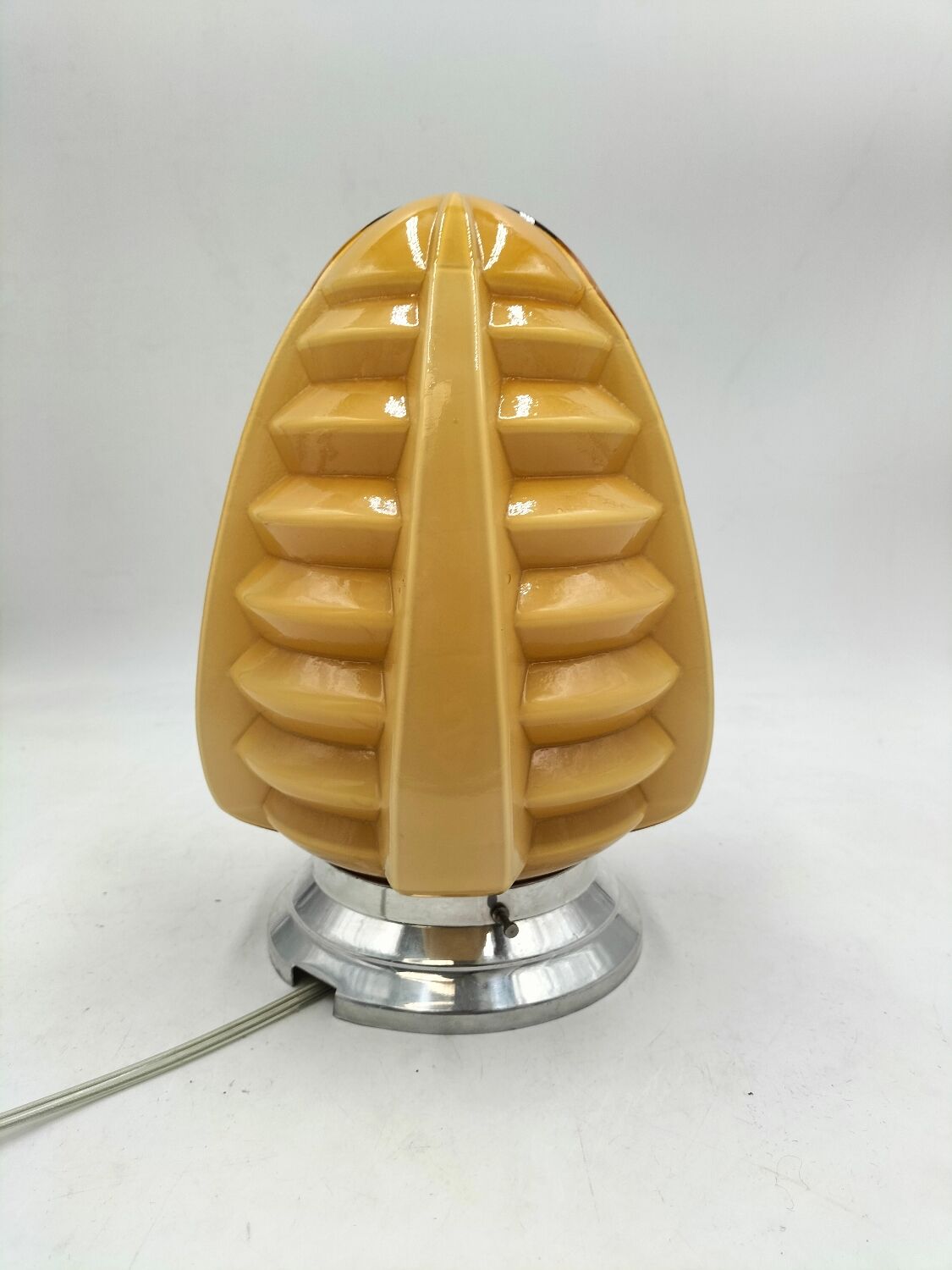 Art Deco glass table lamp