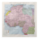 Old map of French West and Equatorial Africa from 1950, 43x43cm.