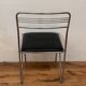 Three chrome and skai chairs from the 70s