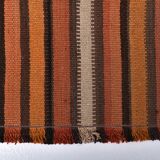 2x7 Brown Orange Vintage Kilim Runner Rug 73x221Cm SK 241806