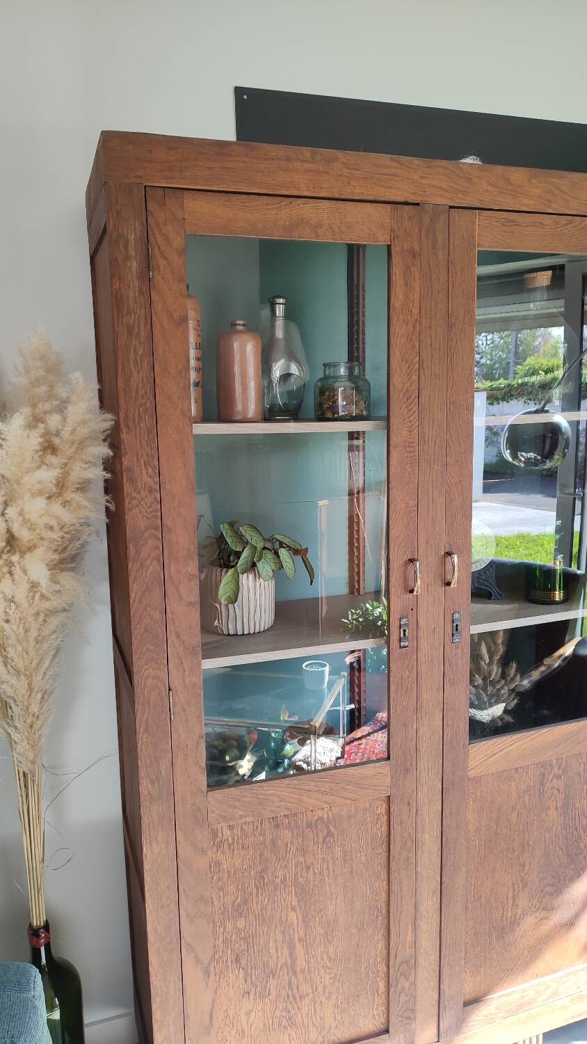 Glass-fronted Parisian wardrobe