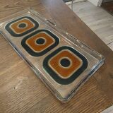 Set of three Walther kristallglas serving dishes from the 60s