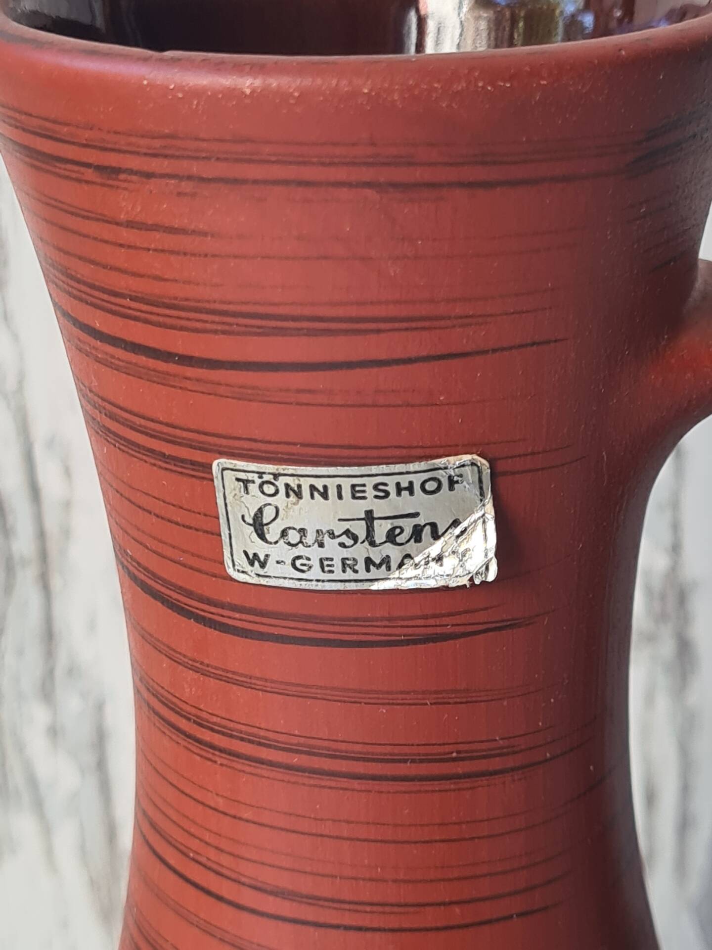 Vase ,pichet Carstens Tönnieshof West Germany