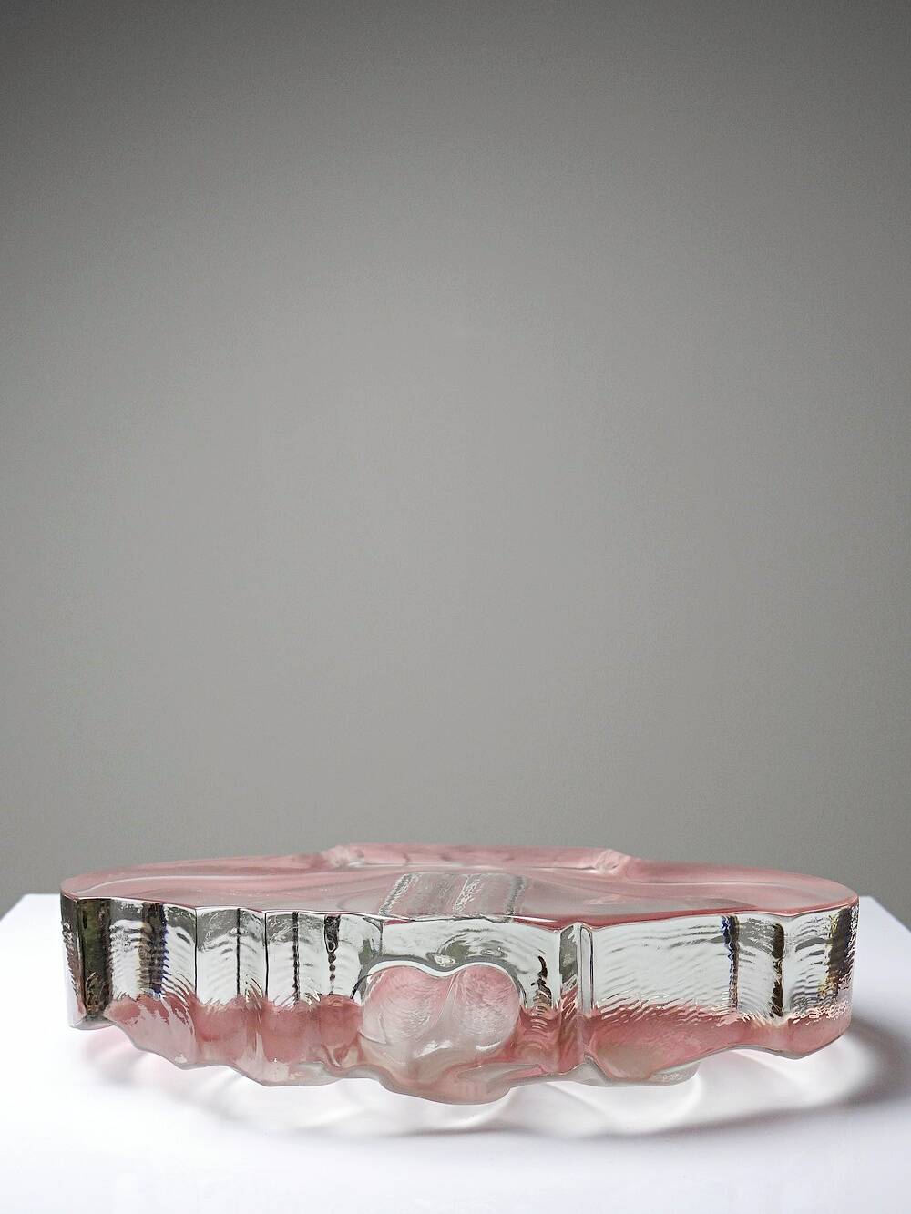 Vase soliflore lotus Walther Glas vintage Allemagne années 70