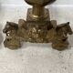 Important pair of brass log holders from the 20th century.