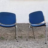 Série de 40 chaises de G. Piretti pour Castelli Anonima Castelli, Italie, années 1970