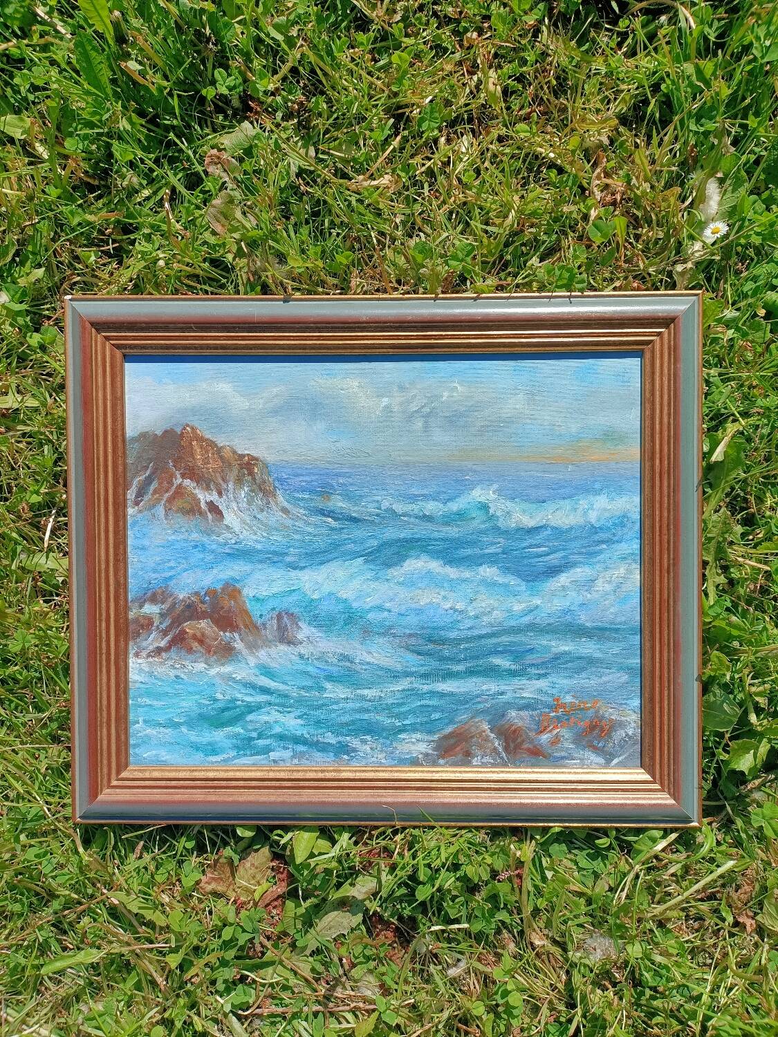 Painting/Canvas Rough Sea