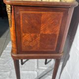 Marquetry bedside table