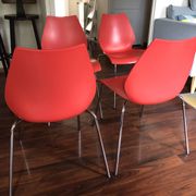 Set of 4 Kartell Maui chairs by Vico Magistretti