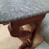 Nineteenth mahogany console