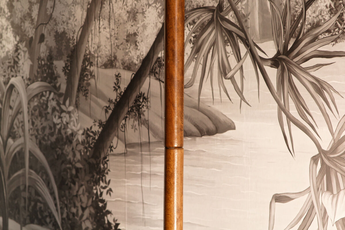 Parrot, wooden coat rack, 70s