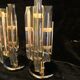 Pair of crystal lamps Venini 1980