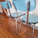 Lot of 2 Peugeot formica chairs