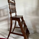 3-step stepladder library chair