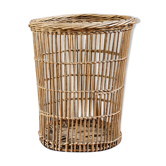 Wicker paper basket