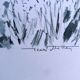 Original Indian ink wash drawing by Jean Villette (1913-2005)