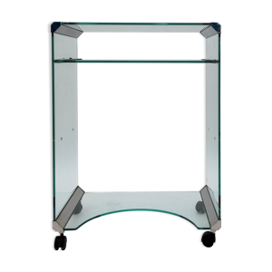 bureau d'appoint en verre,