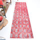 2x8 red classic vintage runner rug, 245x73cm