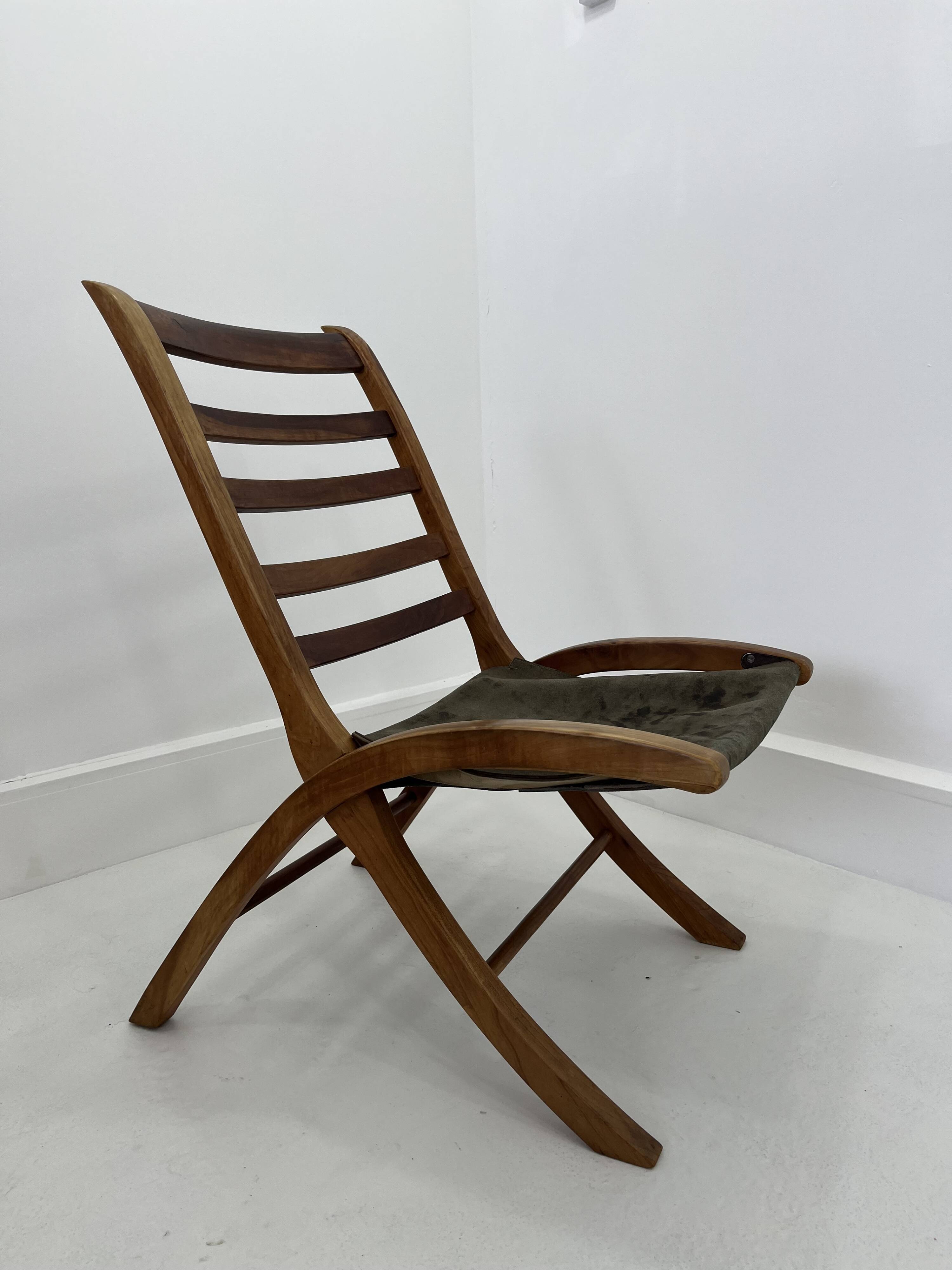 Vintage Leather Lounge Chair, 1970s