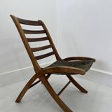 Vintage Leather Lounge Chair, 1970s