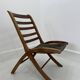Vintage Leather Lounge Chair, 1970s