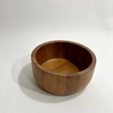 Large vintage Danish teak bowl, design Richard Nissen for Nissen Trævarefabrik Langaa 1960