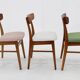 1960s Set of Three Danish Teak Chairs, Restored