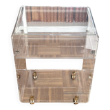 David Lange plexiglass table