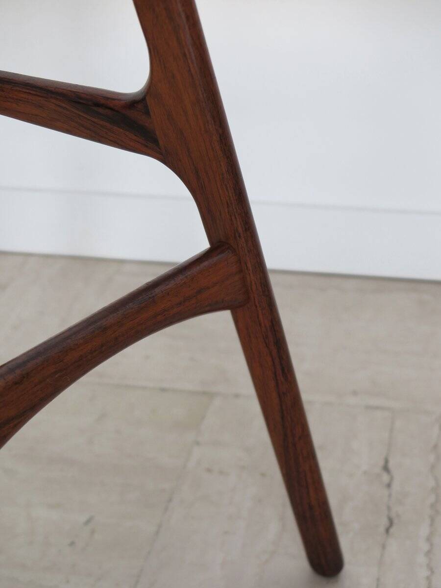 Scandinavian Bar Stools by Erik Buch, 1960s, Set of 2