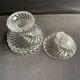 Molded crystal sugar bowl – Baccarat Twisted bamboo