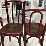 Set of 4 Thonet bistro chairs from the 1920s.