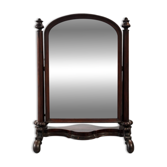 Psyche mirror in mahogany