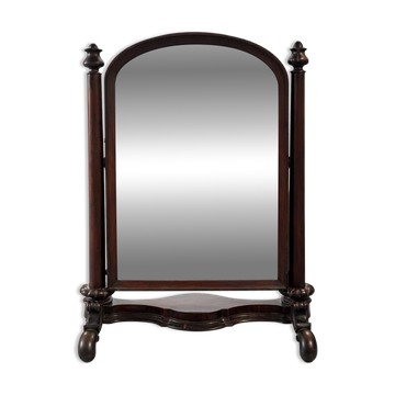 Psyche mirror in mahogany
