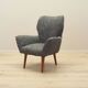 Fauteuil gris, design italien, années 1970, production : Italie