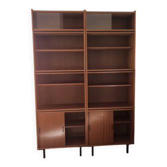 Vintage display bookcase 50's