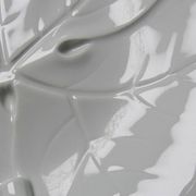 Coupe feuille de vigne vintage en porcelaine céladon de L. Michelaud Limoges