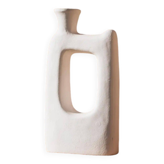 Jana white ceramic vase