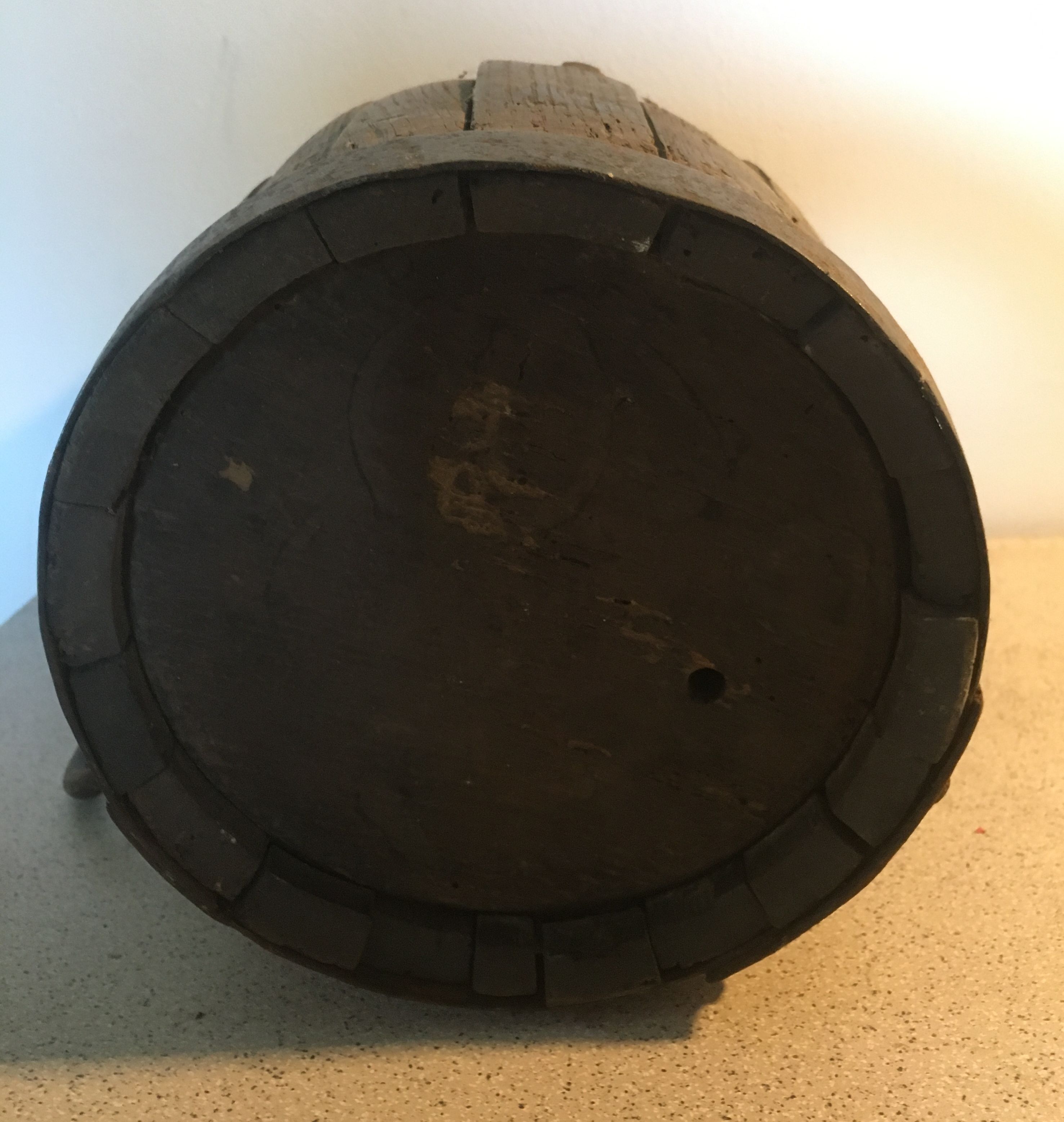 Old barrel for decoration