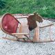 Child rocking horse wooden