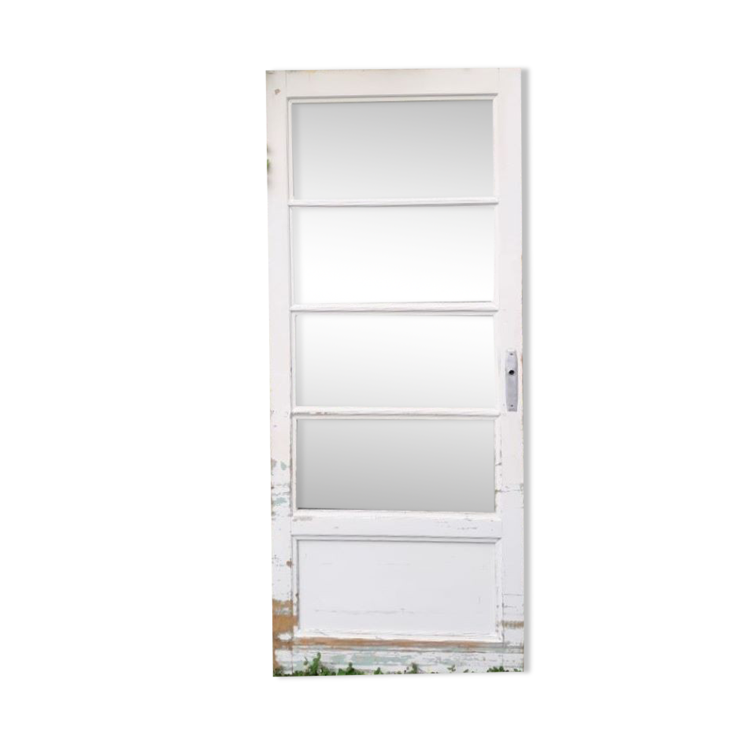 Door vintage translucent glazing
