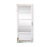 Porte vintage vitrages translucides
