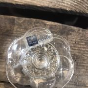 Vintage glass flower candle holders Arabia Finland