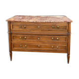 Chest of drawers In Walnut From the 18th century Louis XVII